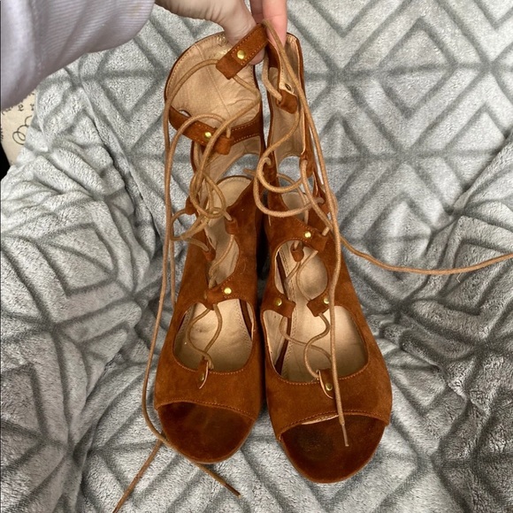 Lace up wedges - Picture 2 of 4